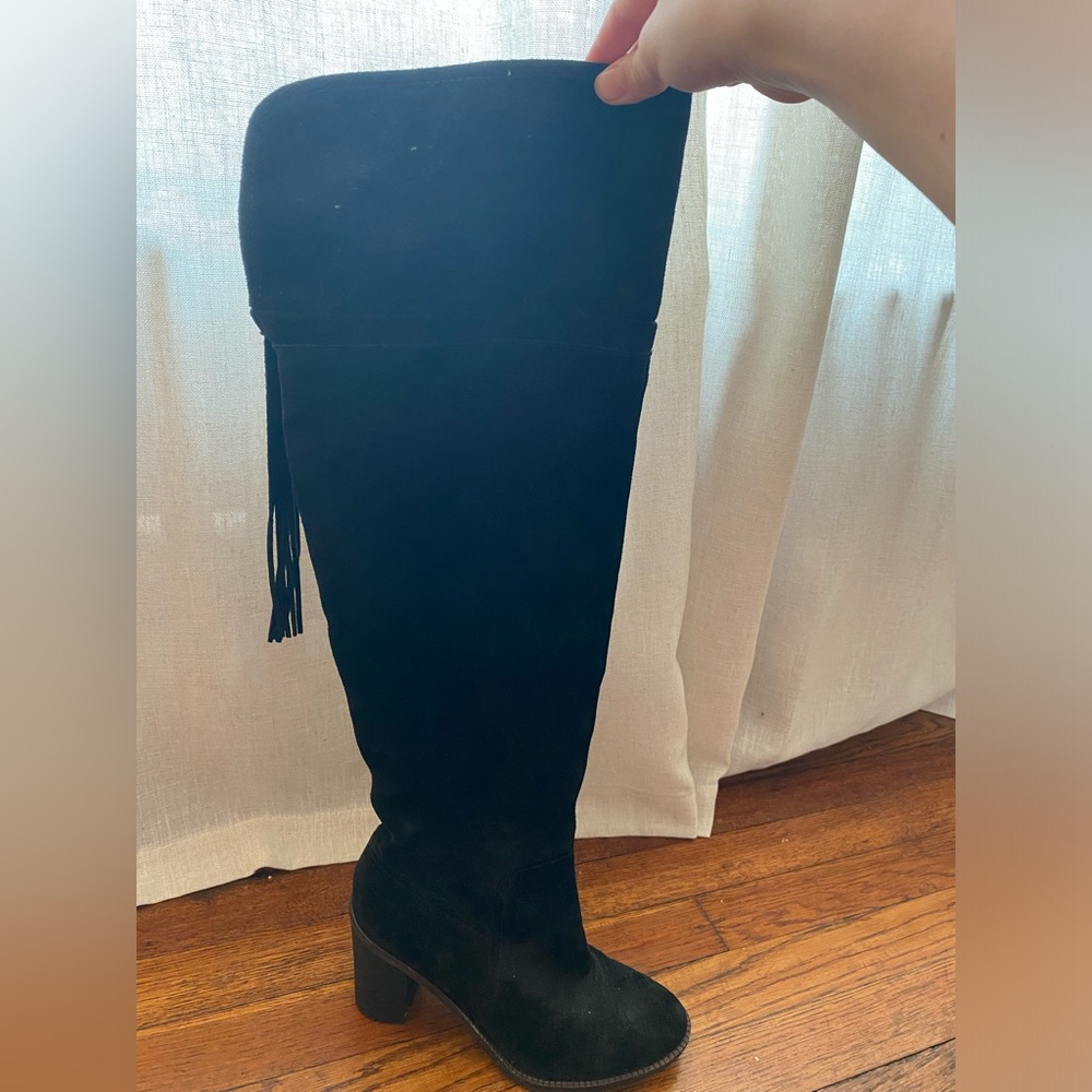 Franco Sarto Knee High Suede Boots